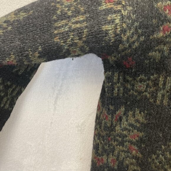 Eddie Bauer Fair Isle Christmas Sweater Mens Medium M Wool Blend Crewneck Knit - Picture 8 of 15